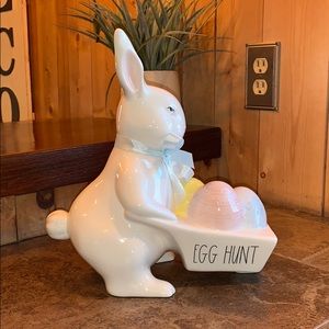 Rae Dunn “Egg Hunt” Bunny Figurine